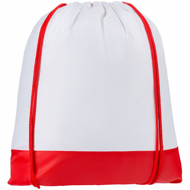 Рюкзак детский Classna, белый с красным с логотипом в Самаре заказать по выгодной цене в кибермаркете AvroraStore