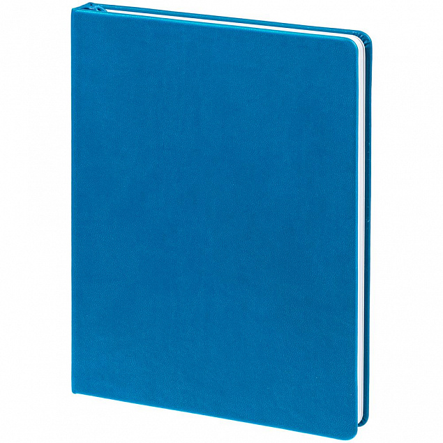 Ежедневник New Latte, недатированный, ярко-синий с логотипом в Самаре заказать по выгодной цене в кибермаркете AvroraStore