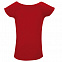 Футболка женская MARYLIN, красная с логотипом в Самаре заказать по выгодной цене в кибермаркете AvroraStore