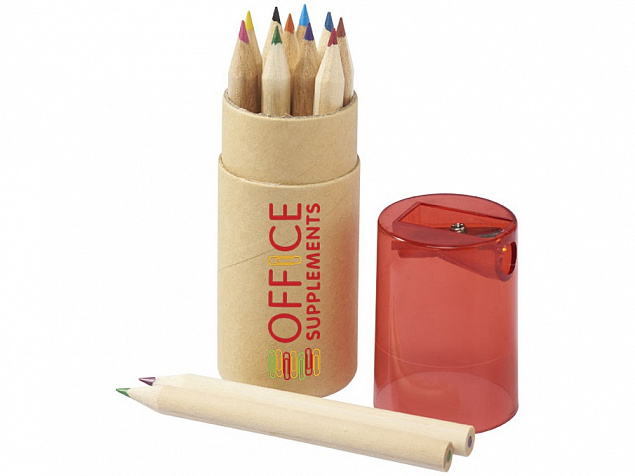 Набор из 12 цветных карандашей «Cartoon» с логотипом в Самаре заказать по выгодной цене в кибермаркете AvroraStore