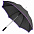 Зонт-трость Highlight, черный с зеленым с логотипом в Самаре заказать по выгодной цене в кибермаркете AvroraStore
