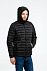 Куртка компактная мужская Stavanger, черная с логотипом в Самаре заказать по выгодной цене в кибермаркете AvroraStore