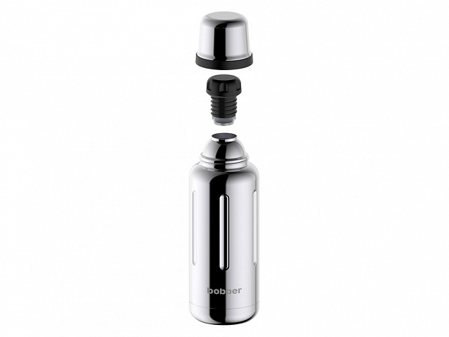 Термос для напитков, вакуумный, бытовой, тм bobber. Объем 1 литр. Артикул Flask-1000 Glossy с логотипом в Самаре заказать по выгодной цене в кибермаркете AvroraStore