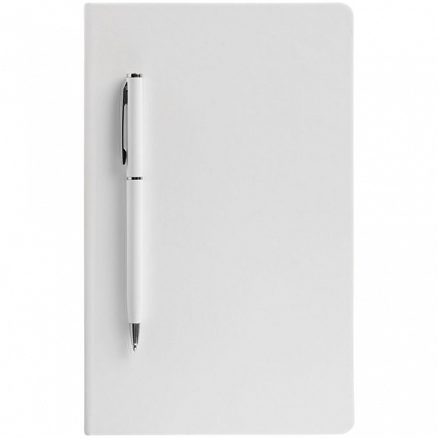 Ежедневник Magnet Shall, недатированный, белый с логотипом в Самаре заказать по выгодной цене в кибермаркете AvroraStore