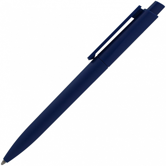 Ручка шариковая Crest, темно-синяя с логотипом в Самаре заказать по выгодной цене в кибермаркете AvroraStore