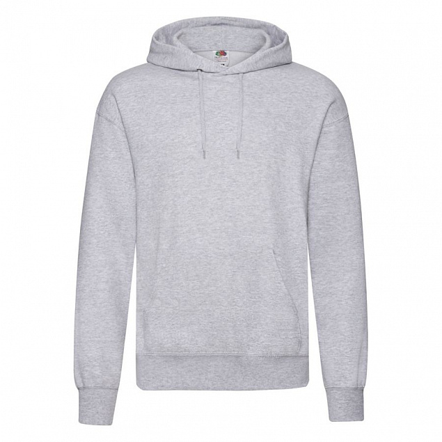 Толстовка "Classic Hooded Sweat", серый меланж_4XL, 80% х/б, 20% п/э, 280 г/м2 с логотипом в Самаре заказать по выгодной цене в кибермаркете AvroraStore