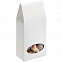 Коробка с окном English Breakfast, белая с логотипом в Самаре заказать по выгодной цене в кибермаркете AvroraStore