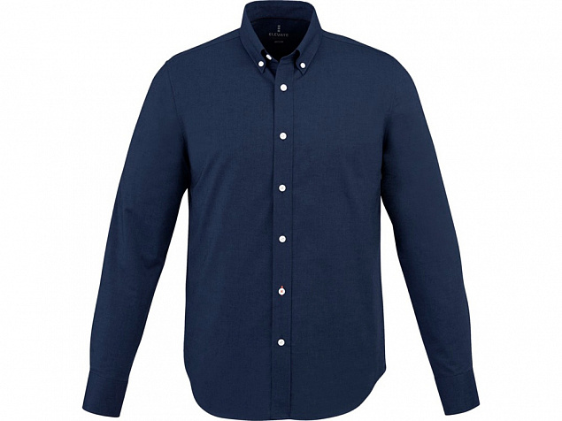 Рубашка с длинными рукавами Vaillant, темно-синий с логотипом в Самаре заказать по выгодной цене в кибермаркете AvroraStore