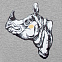 Футболка мужская NosoRock, серый меланж с логотипом в Самаре заказать по выгодной цене в кибермаркете AvroraStore