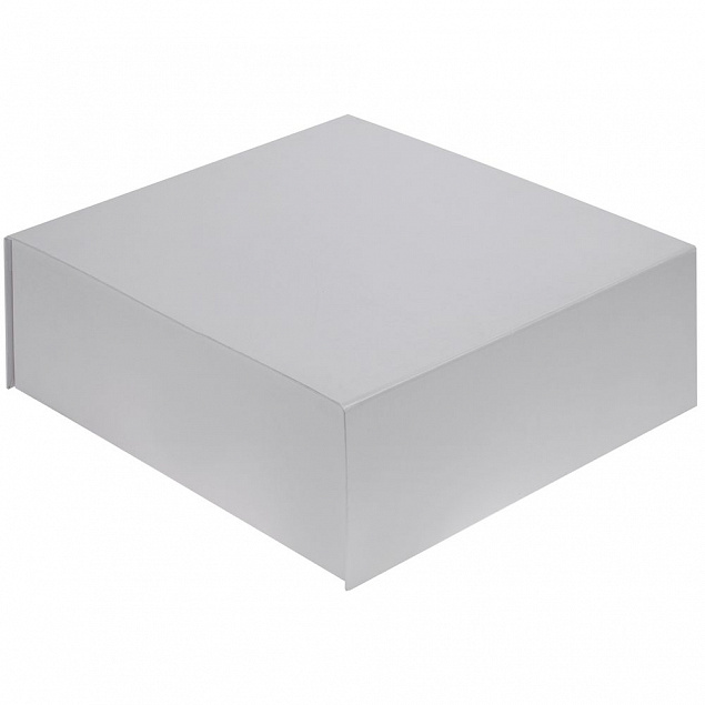 Коробка Quadra, серая с логотипом в Самаре заказать по выгодной цене в кибермаркете AvroraStore
