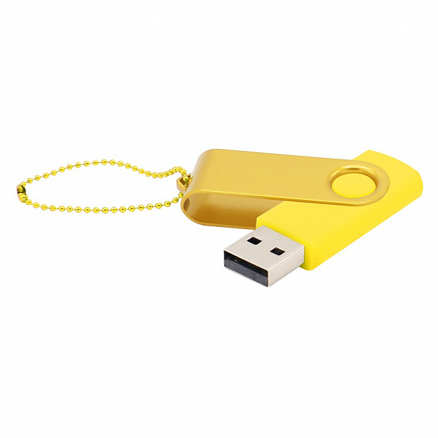 Флешка Designer To Go 2.0 USB 64Gb, желтый с логотипом в Самаре заказать по выгодной цене в кибермаркете AvroraStore