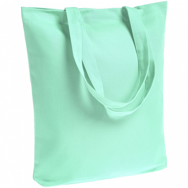 Холщовая сумка Avoska, зеленая (мятная) с логотипом в Самаре заказать по выгодной цене в кибермаркете AvroraStore