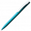 Ручка шариковая Pin Silver, голубая с логотипом в Самаре заказать по выгодной цене в кибермаркете AvroraStore