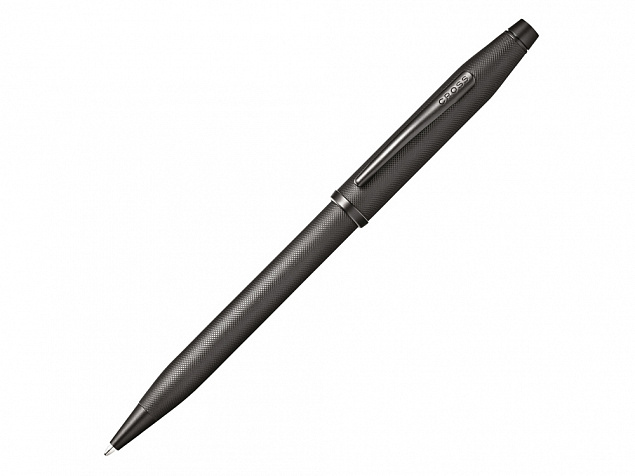 Ручка шариковая Century II Black Micro Knurl с логотипом в Самаре заказать по выгодной цене в кибермаркете AvroraStore