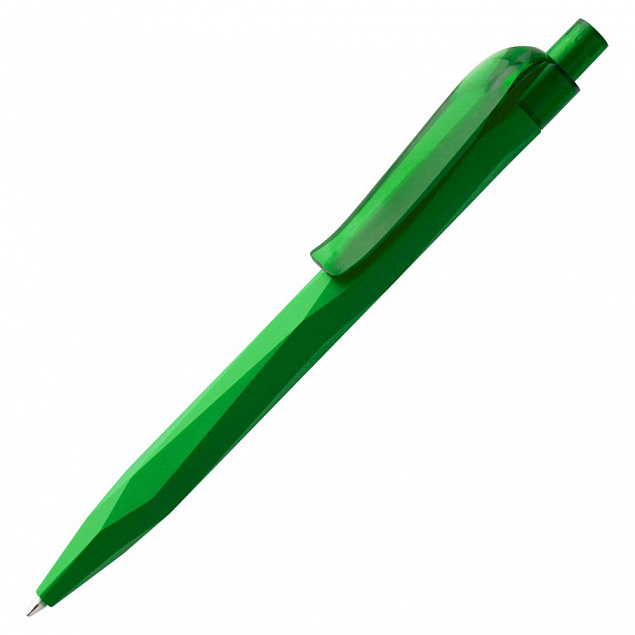 Ручка шариковая Prodir QS20 PMT-T, зеленая с логотипом в Самаре заказать по выгодной цене в кибермаркете AvroraStore