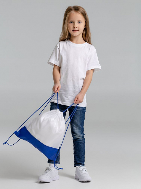 Рюкзак детский Classna, белый с зеленым с логотипом в Самаре заказать по выгодной цене в кибермаркете AvroraStore