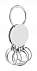 Брелок, серебристый с логотипом в Самаре заказать по выгодной цене в кибермаркете AvroraStore