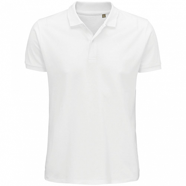 Рубашка поло мужская Planet Men, белая с логотипом в Самаре заказать по выгодной цене в кибермаркете AvroraStore