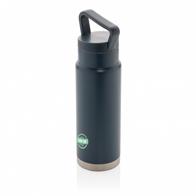 Герметичная вакуумная бутылка с ручкой, 680 мл с логотипом в Самаре заказать по выгодной цене в кибермаркете AvroraStore