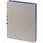 Ежедневник Flexpen, недатированный, серебристо-синий с логотипом в Самаре заказать по выгодной цене в кибермаркете AvroraStore