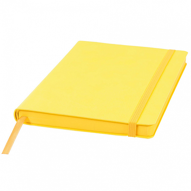 Ежедневник недатированный Shady, А5,  лимонный, кремовый блок, желтый обрез с логотипом в Самаре заказать по выгодной цене в кибермаркете AvroraStore