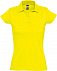 Рубашка поло женская Prescott Women 170, желтая (лимонная) с логотипом в Самаре заказать по выгодной цене в кибермаркете AvroraStore