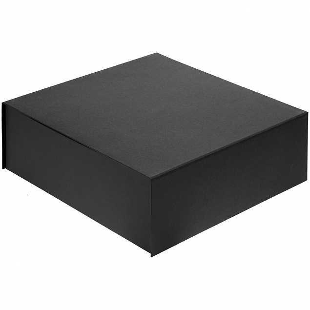Коробка Quadra, черная с логотипом в Самаре заказать по выгодной цене в кибермаркете AvroraStore