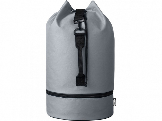 Idaho, спортивная сумка из переработанного PET-пластика, серый с логотипом в Самаре заказать по выгодной цене в кибермаркете AvroraStore