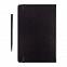 Набор блокнота с ручкой Abrantes, черный с логотипом в Самаре заказать по выгодной цене в кибермаркете AvroraStore
