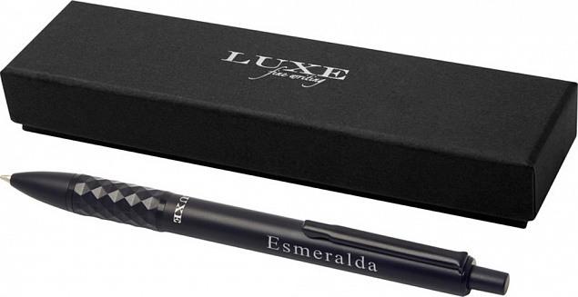 Tactical Dark шариковая ручка с нажимным механизмом , черный с логотипом в Самаре заказать по выгодной цене в кибермаркете AvroraStore