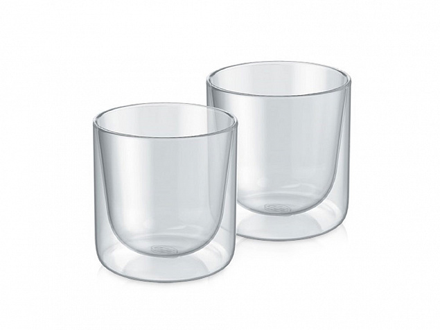 Набор стаканов из двойного стекла ALFI, 200мл с логотипом в Самаре заказать по выгодной цене в кибермаркете AvroraStore