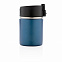 Компактная вакуумная кружка Bogota с керамическим покрытием, синий с логотипом в Самаре заказать по выгодной цене в кибермаркете AvroraStore