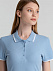 Рубашка поло женская Practice women 270, голубая с белым с логотипом в Самаре заказать по выгодной цене в кибермаркете AvroraStore