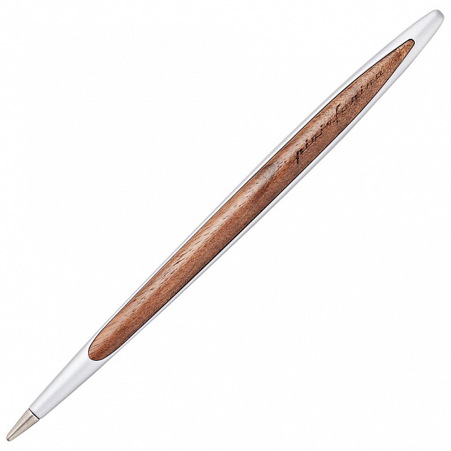 Вечная ручка Cambiano Aluminum Walnut с логотипом в Самаре заказать по выгодной цене в кибермаркете AvroraStore