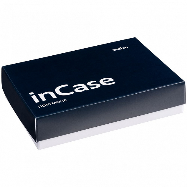 Портмоне inCase, серый с бордовым с логотипом в Самаре заказать по выгодной цене в кибермаркете AvroraStore