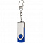Флешка Twist, синяя, 8 Гб с логотипом в Самаре заказать по выгодной цене в кибермаркете AvroraStore