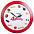 Часы настенные Vivid large, желтые с логотипом в Самаре заказать по выгодной цене в кибермаркете AvroraStore