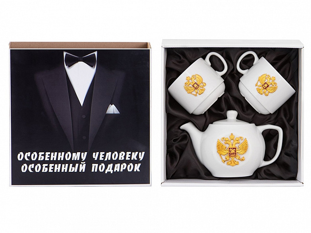 Чайный набор Россия с логотипом в Самаре заказать по выгодной цене в кибермаркете AvroraStore