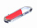 USB 2.0- флешка на 16 Гб в виде карабина с логотипом в Самаре заказать по выгодной цене в кибермаркете AvroraStore