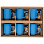 Набор кружек Good Morning c покрытием софт-тач, голубой с логотипом в Самаре заказать по выгодной цене в кибермаркете AvroraStore