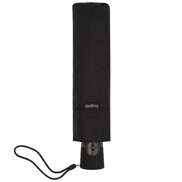 Складной зонт TAKE IT DUO, черный с логотипом в Самаре заказать по выгодной цене в кибермаркете AvroraStore