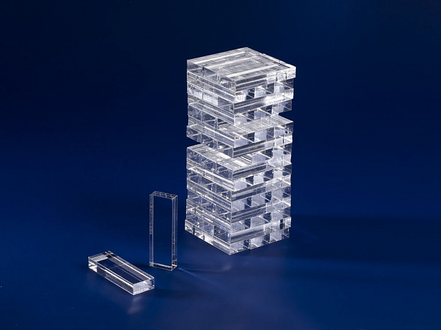 Игра Acryllic Tower, прозрачная с логотипом в Самаре заказать по выгодной цене в кибермаркете AvroraStore