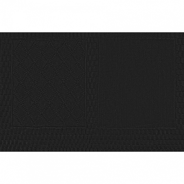 Плед LYKKE MINI, черный, шерсть 30%, акрил 70%, 120*170 см с логотипом в Самаре заказать по выгодной цене в кибермаркете AvroraStore