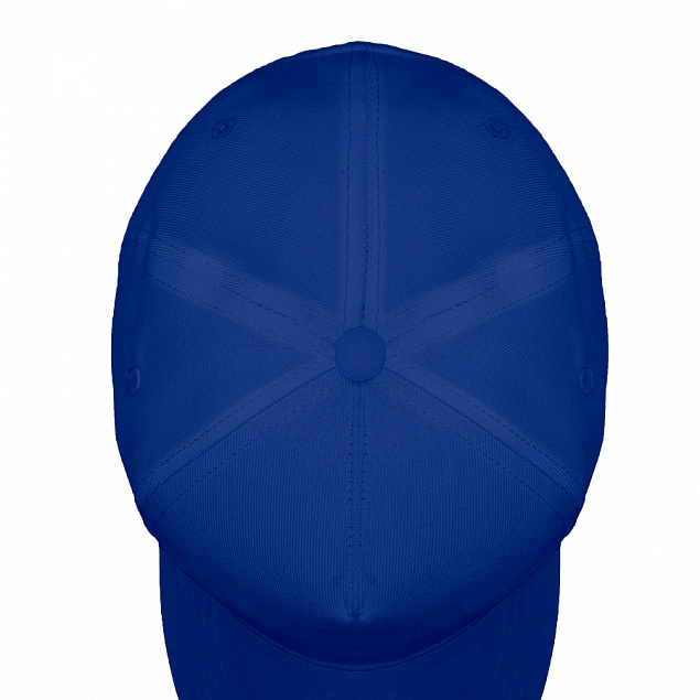 Бейсболка "Fortuna", 5 клиньев,  застежка на липучке, ярко-синий, 100% полиэстер, плотность 140 г/м2 с логотипом в Самаре заказать по выгодной цене в кибермаркете AvroraStore