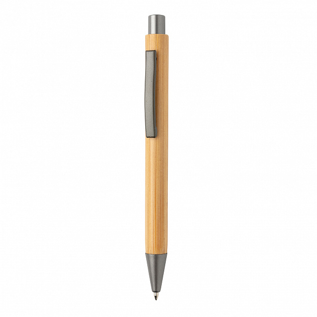 Тонкая бамбуковая ручка с логотипом в Самаре заказать по выгодной цене в кибермаркете AvroraStore