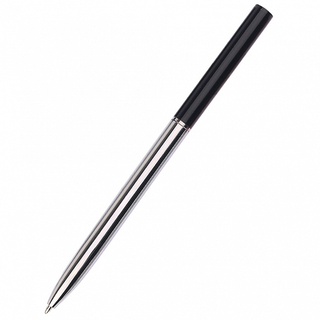 Ручка металлическая Avenue, черная с логотипом в Самаре заказать по выгодной цене в кибермаркете AvroraStore