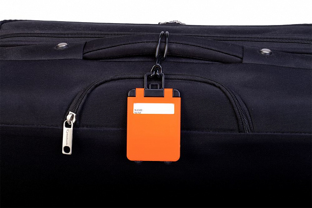 Бирка для багажа Trolley, оранжевая с логотипом в Самаре заказать по выгодной цене в кибермаркете AvroraStore