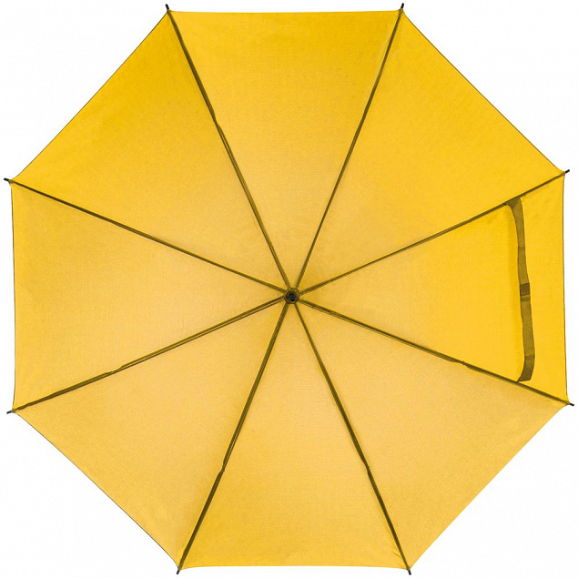 Зонт-трость Lido, желтый с логотипом в Самаре заказать по выгодной цене в кибермаркете AvroraStore