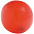 Надувной пляжный мяч Sun and Fun, полупрозрачный оранжевый с логотипом в Самаре заказать по выгодной цене в кибермаркете AvroraStore