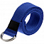 Ремень для йоги Loka, синий с логотипом в Самаре заказать по выгодной цене в кибермаркете AvroraStore